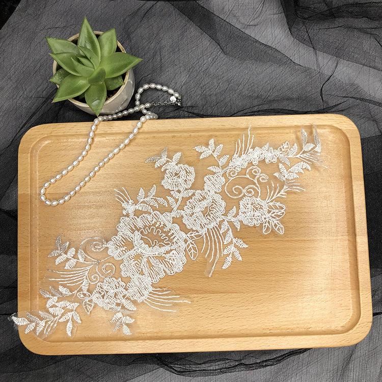 Домашний Текстиль Кружево Кружево Одежда Аксессуары Сетка Вышивка Сетка Свадебное Кружево Кружево 33 * 14CM * one