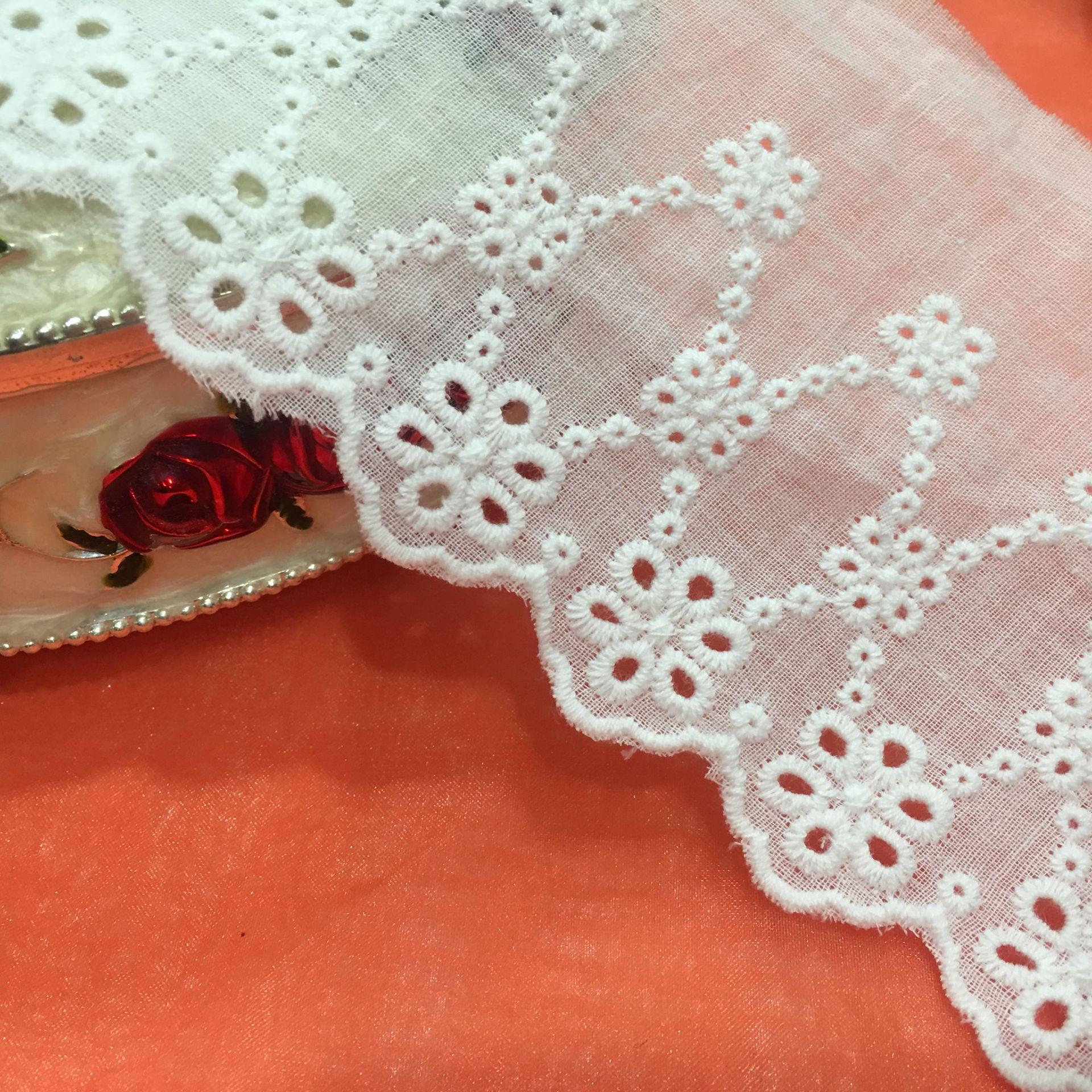 Элегантное кружево звездного цвета, хлопковое кружево, широкое кружево, ажурное кружево, кружевные аксессуары, кружево своими руками, хлопковые кружева, хлопковые ткани, поделки, изготовление лент 9cm*10 Yards